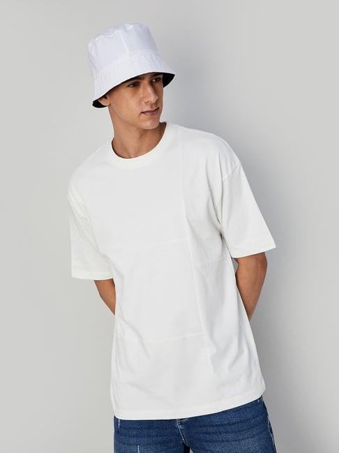 forca off white cotton regular fit t-shirt