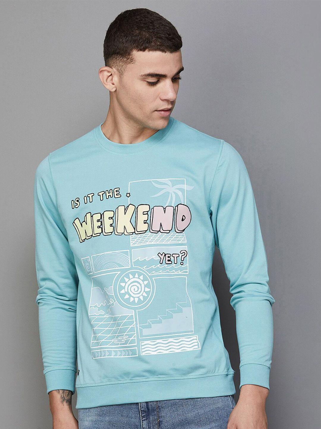 forca typography printed sweatshirt