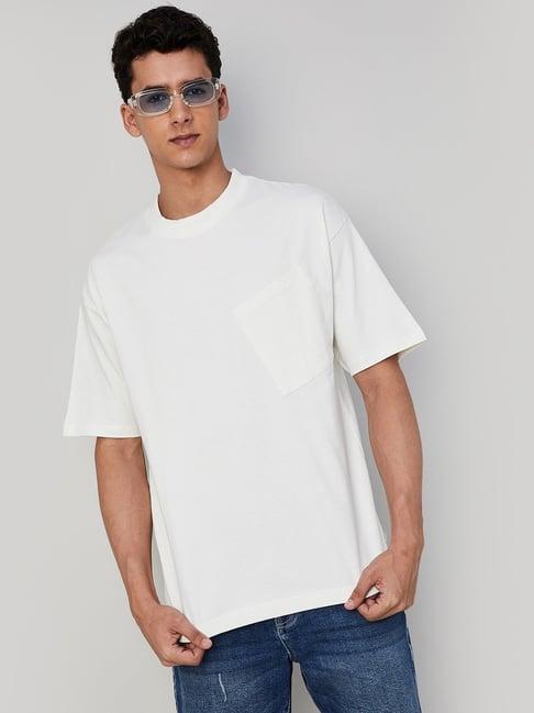 forca white cotton regular fit t-shirt