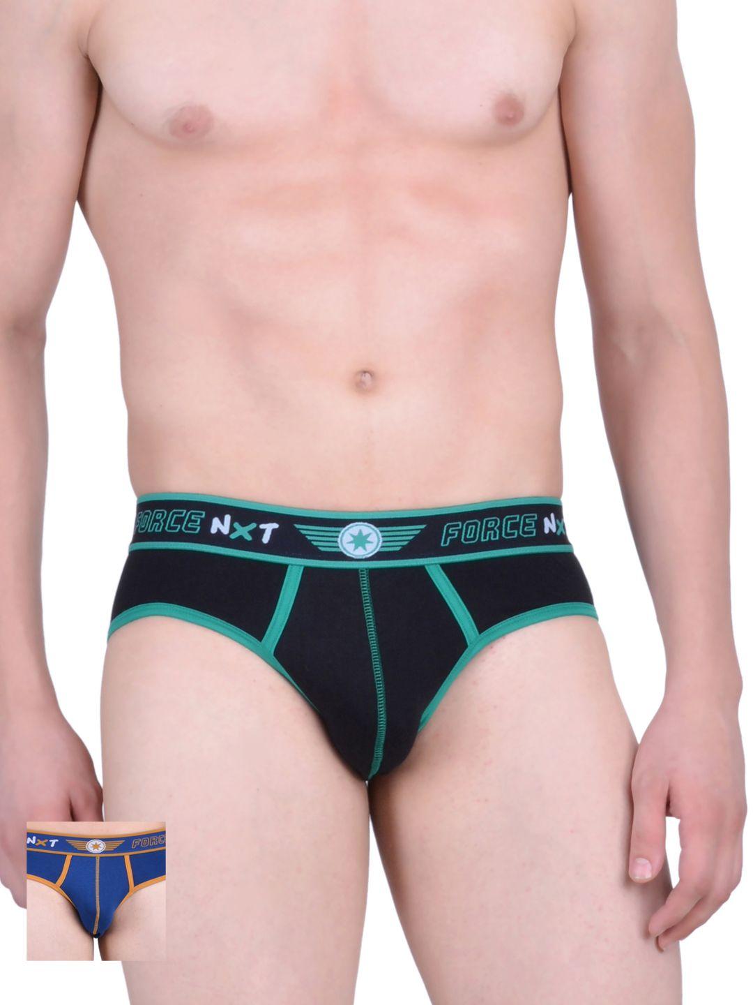 force nxt men pack of 2 printed assorted briefs mnfl-32-po2