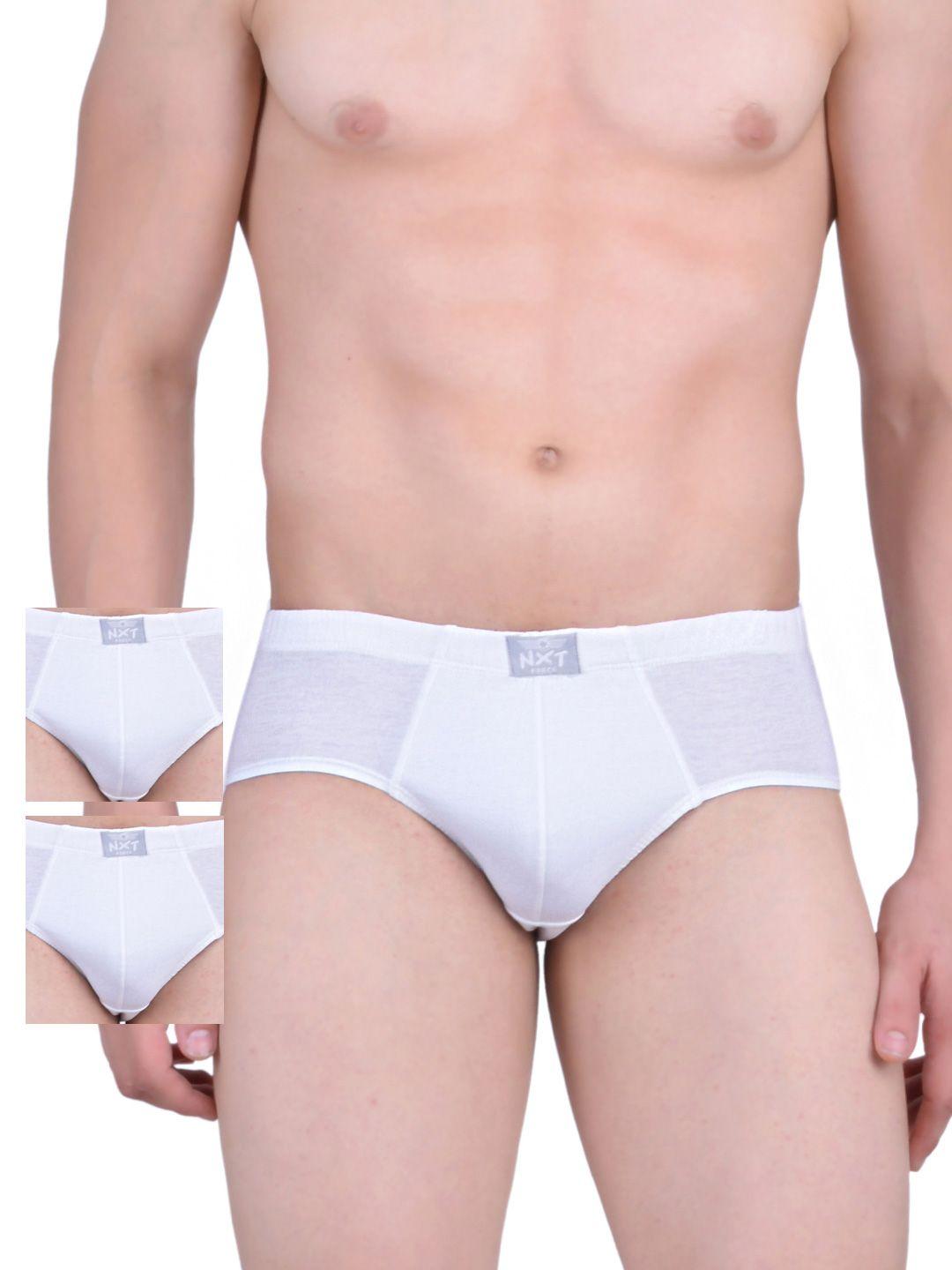 force-nxt-men-pack-of-3-white-assorted-briefs-mnff-101-po3