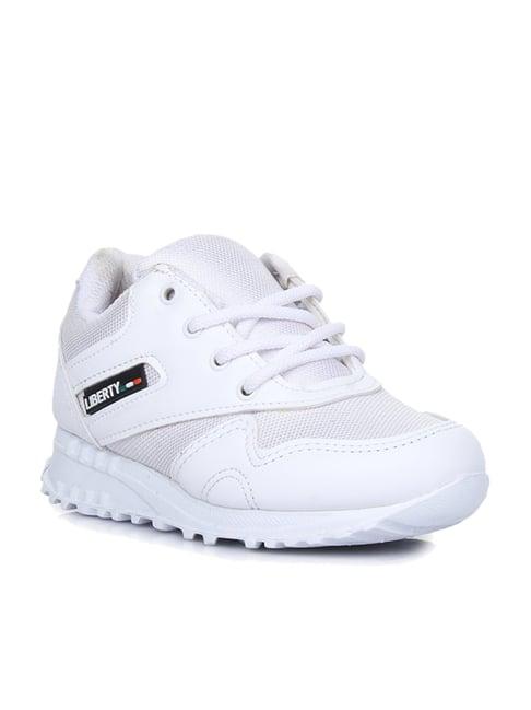force 10 by liberty kids white casual sneakers
