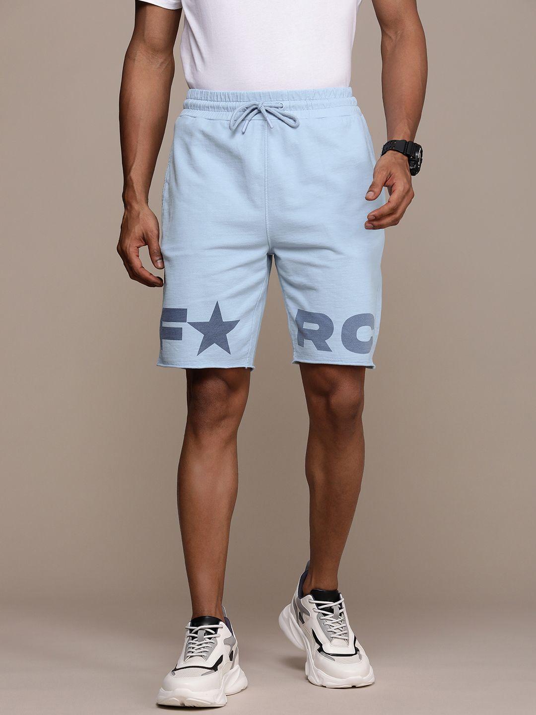 force ix men mid rise pure cotton shorts