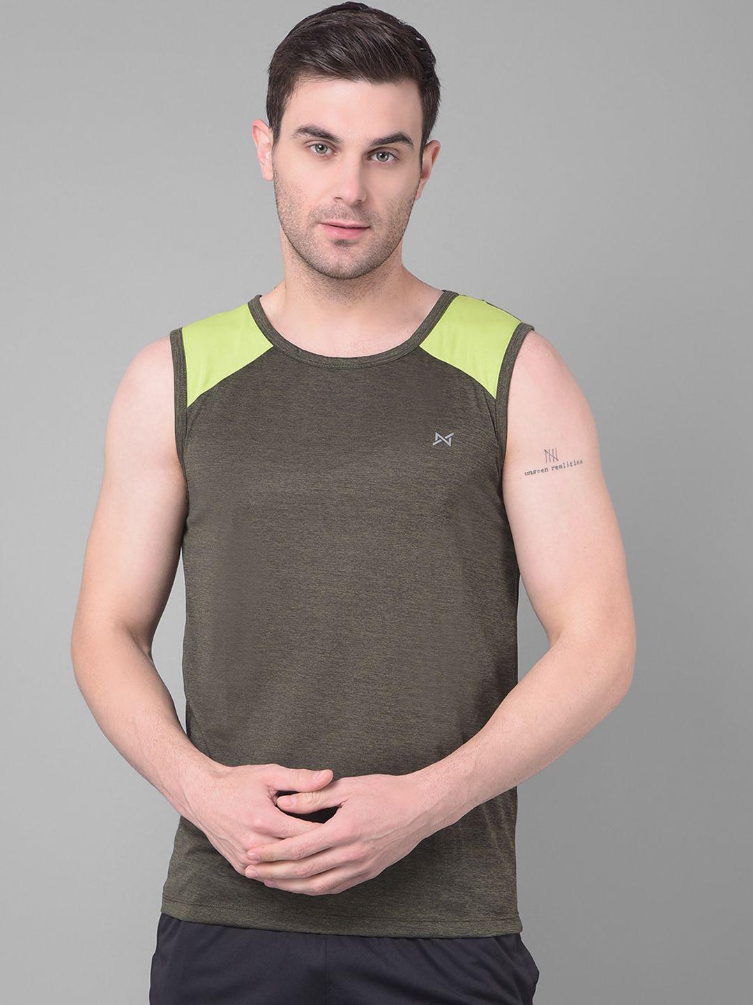 force nxt colourblocked anti viral sports gym vest
