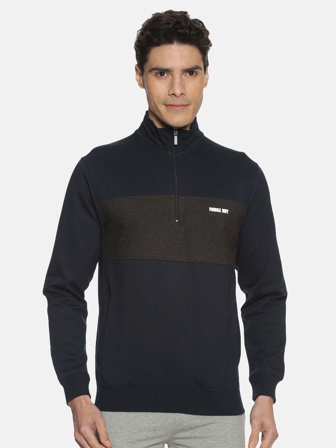 force nxt cotton front-open sweatshirt