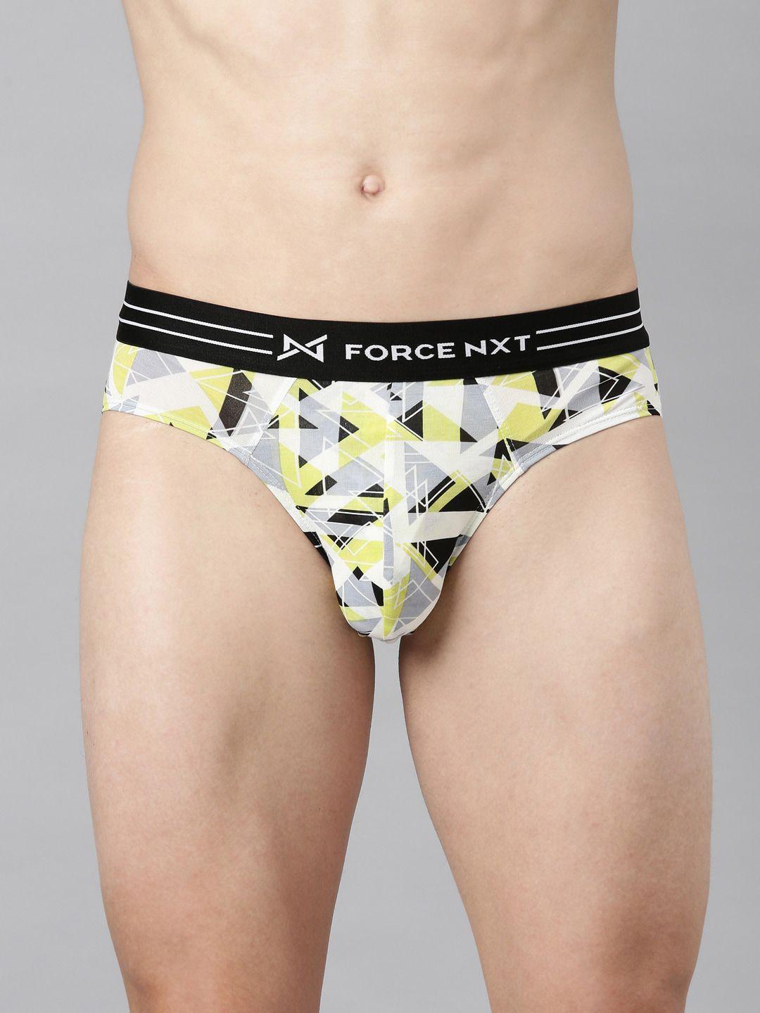 force nxt men assorted printed micro modal brief