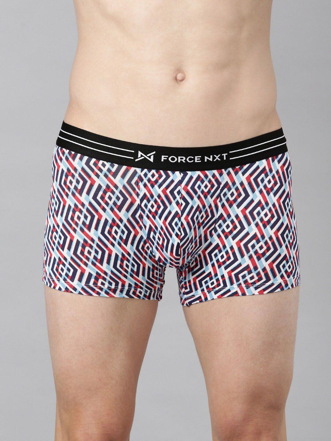 force nxt men micro modal assorted printed trunk