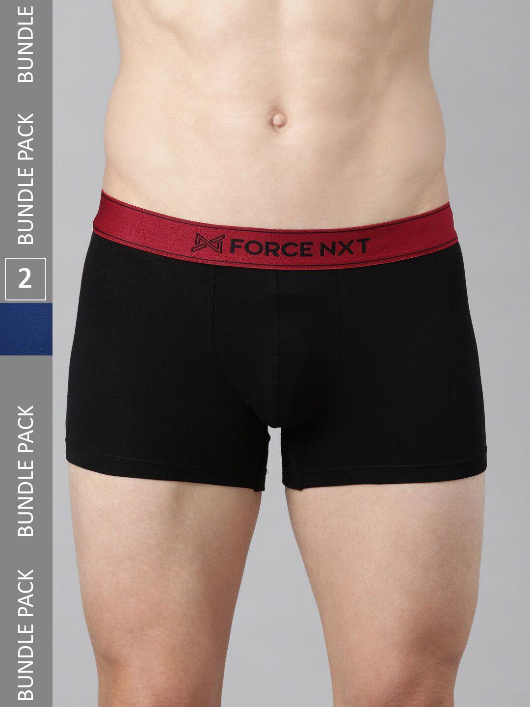 force nxt men pack of 2 cotton short trunks mnfl-45-r3