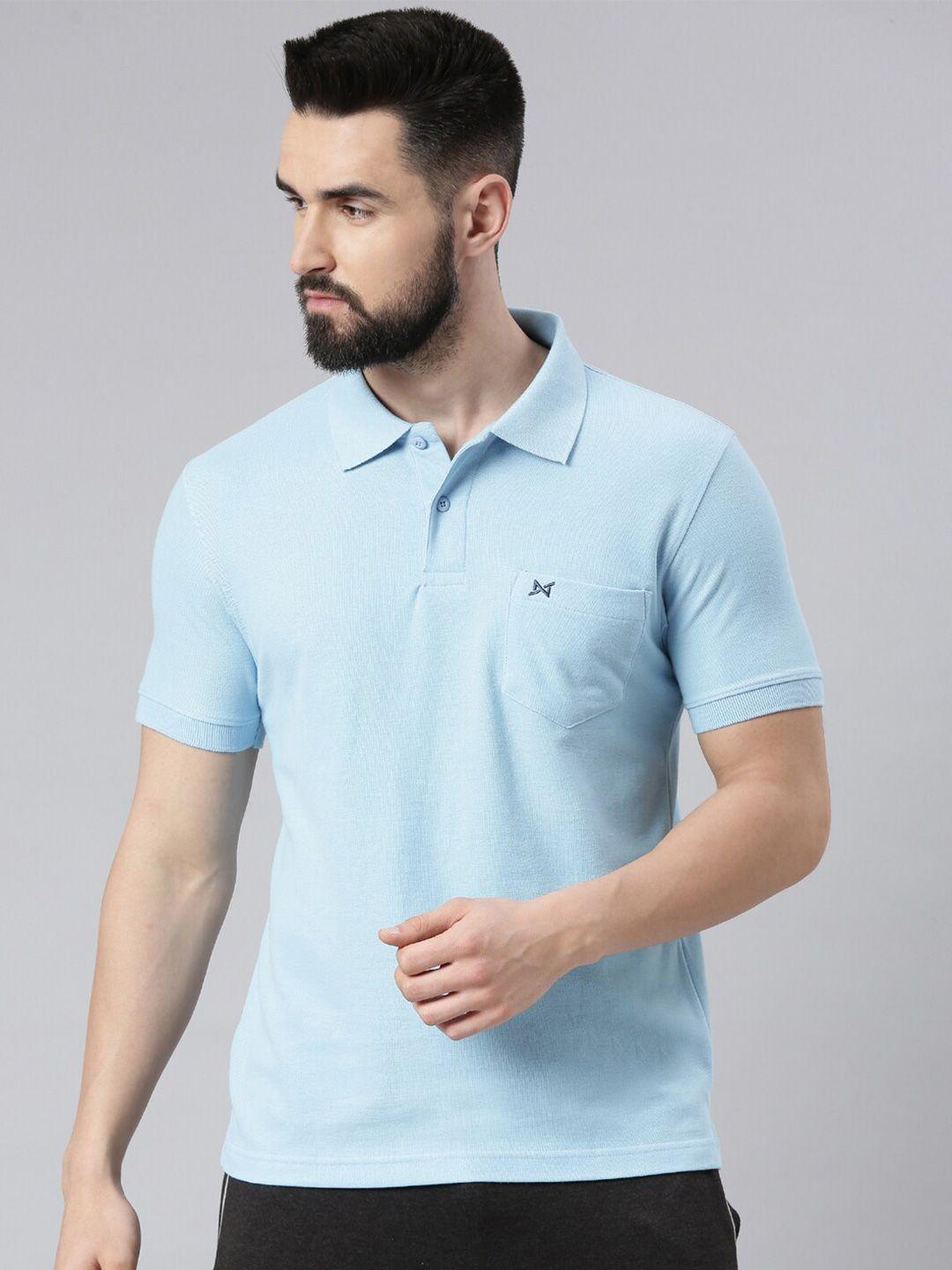 force nxt men polo collar cotton t-shirt