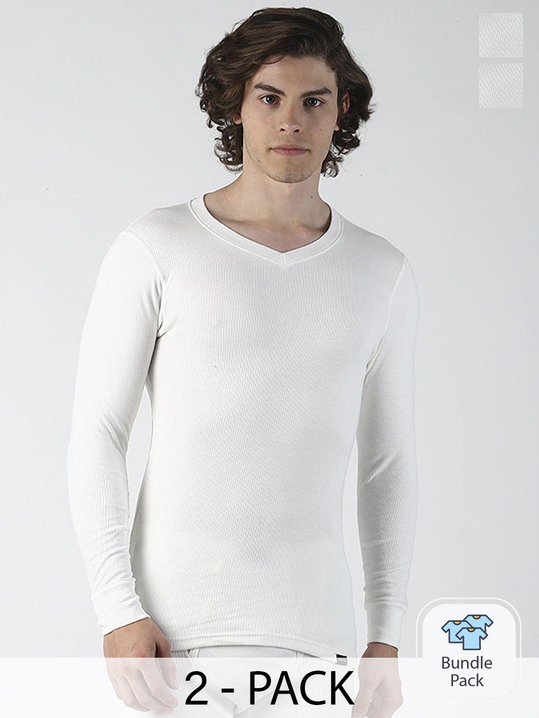 force nxt pack of 2 ribbed cotton thermal top