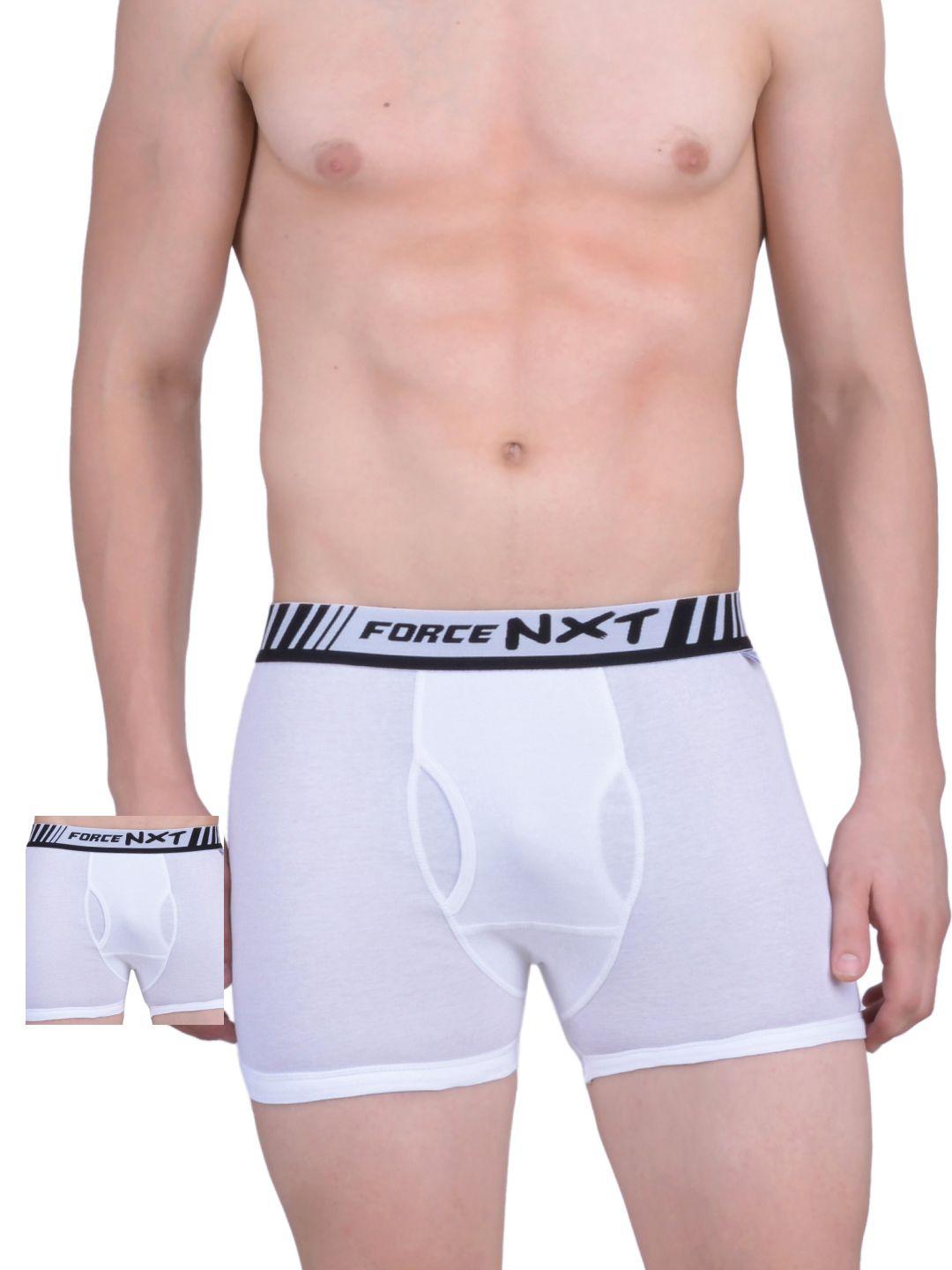 force nxt pack of 2 white assorted trunks mnfr-211