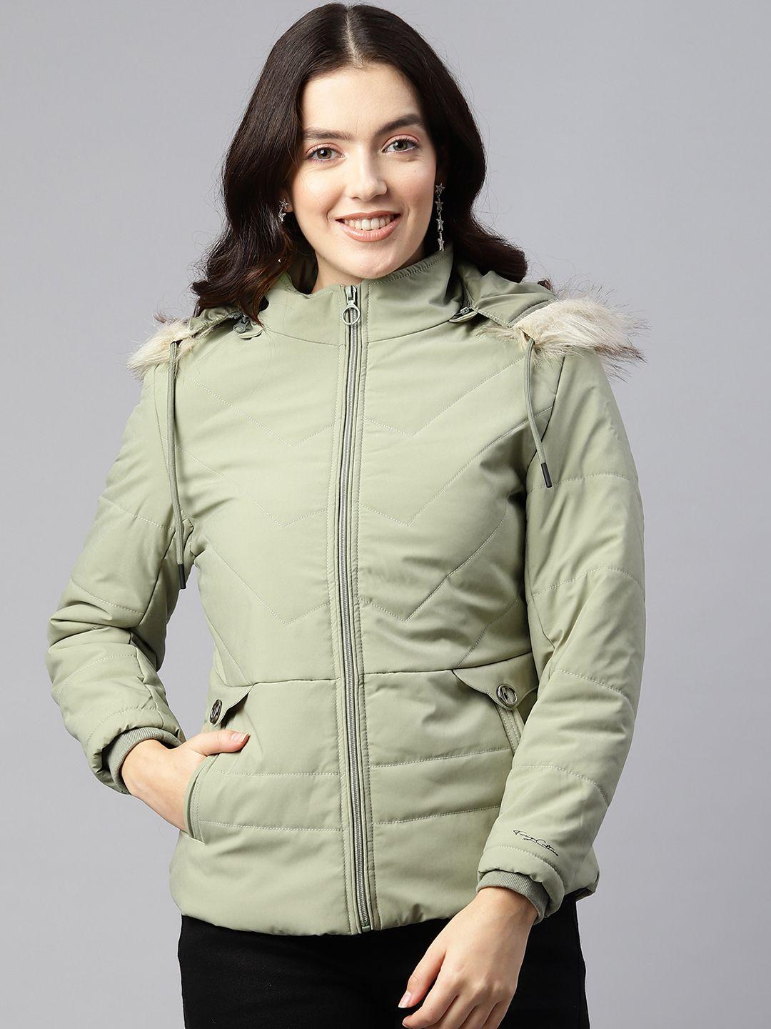 foreign culture by fort collins women padded parka jacket