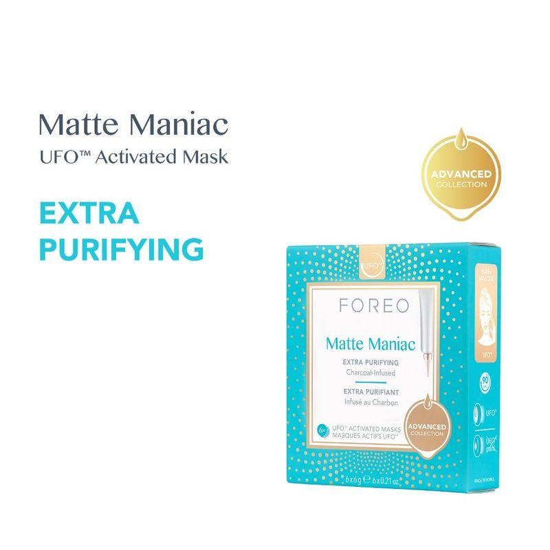 foreo ufo masks matte maniac - pack of 6