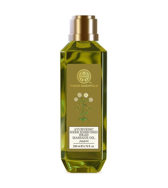 forest essentials ayurvedic herb enriched japapatti hair oil for dry hair - 200 ml