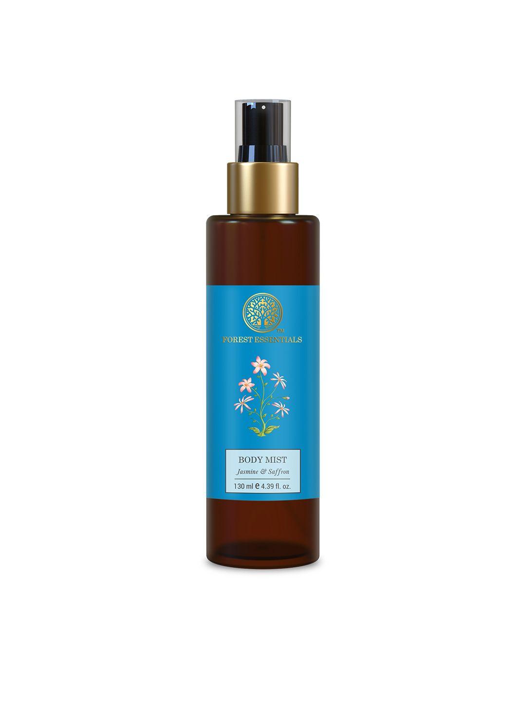 forest essentials hydrating body mist jasmine & saffron spray with floral fragrance- 130ml