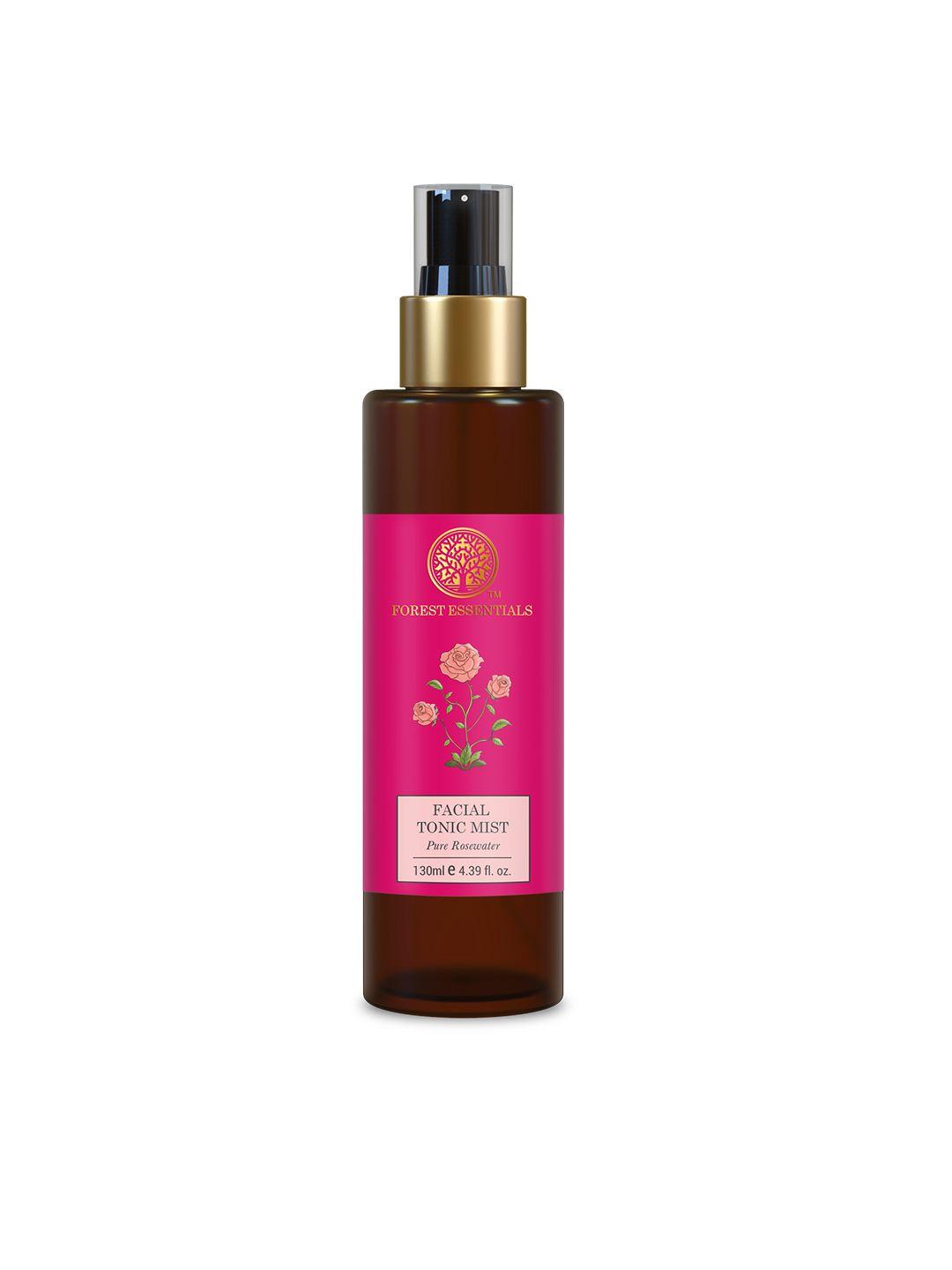 forest essentials refreshing & hydrating facial tonic mist with pure rosewater - 130ml