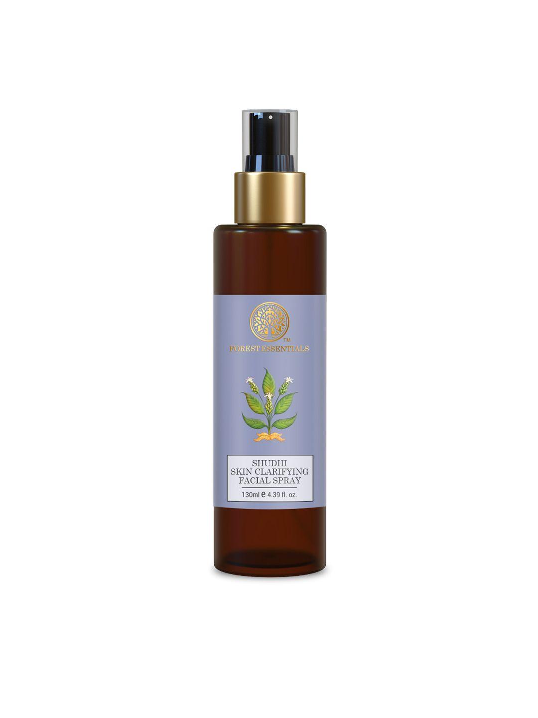 forest essentials shudhi skin clarifying facial spray toner for oily skin - 130 ml