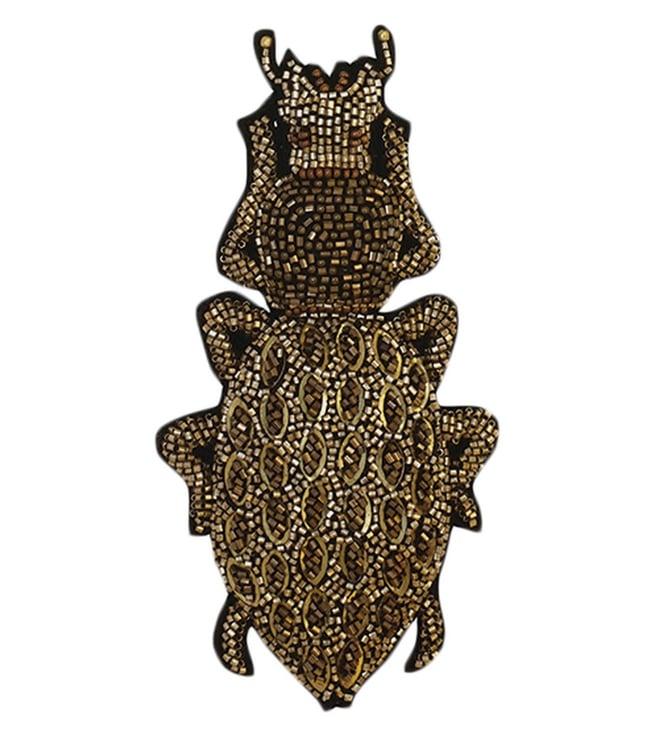 forest of chintz gold magic bug brooch
