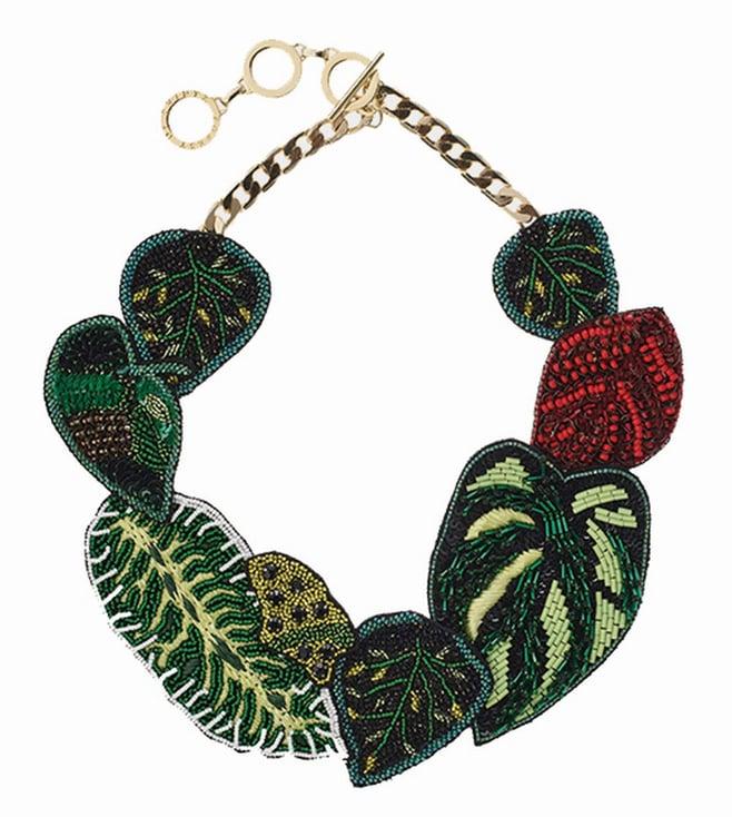 forest of chintz green forest floor the rainforest necklace