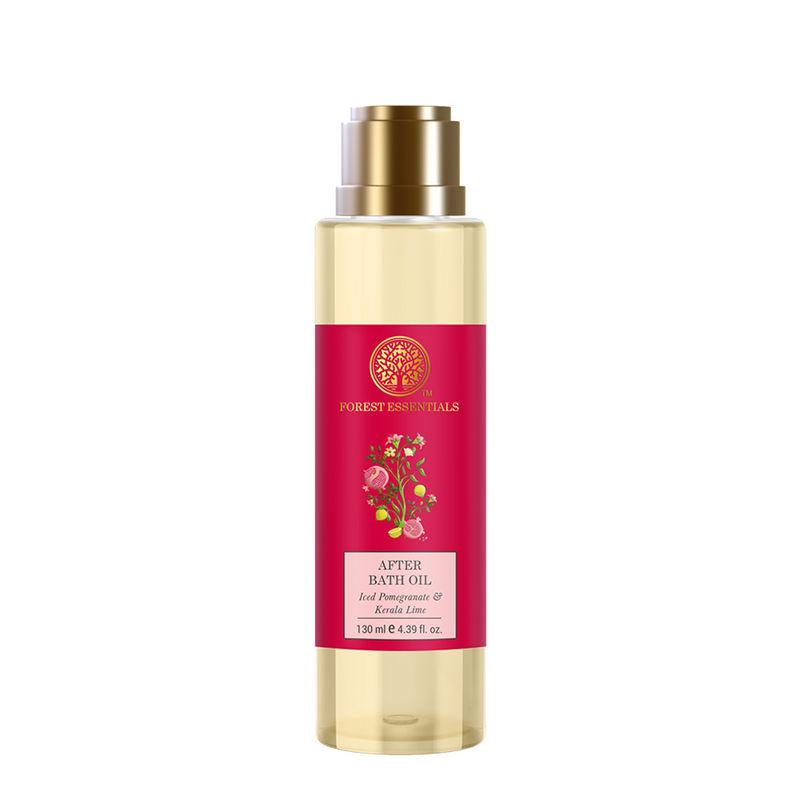 forest essentials ayurvedic after bath oil iced pomegranate & kerala lime (body oil)