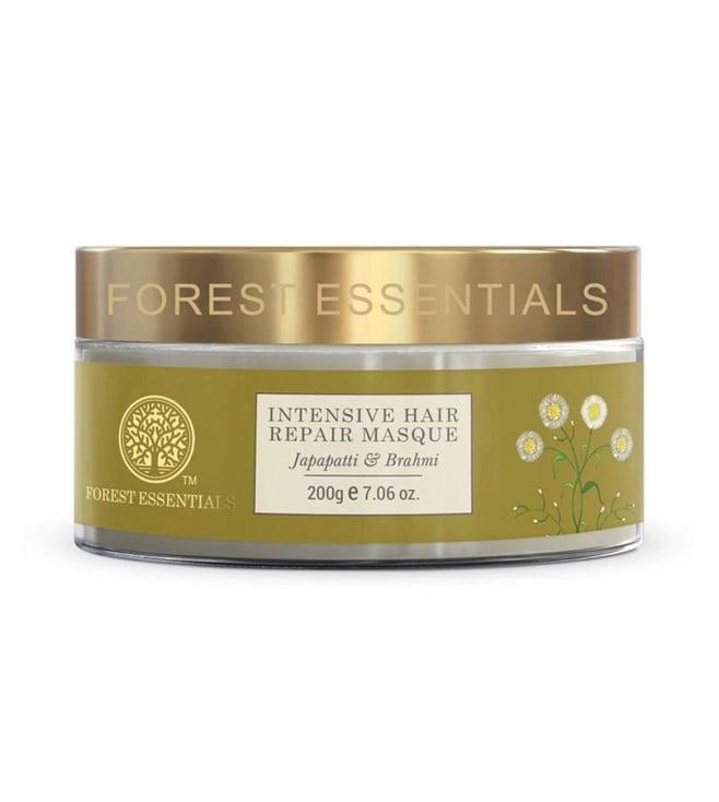 forest essentials ayurvedic japapatti & brahmi intensive hair repair masque - 200 gm