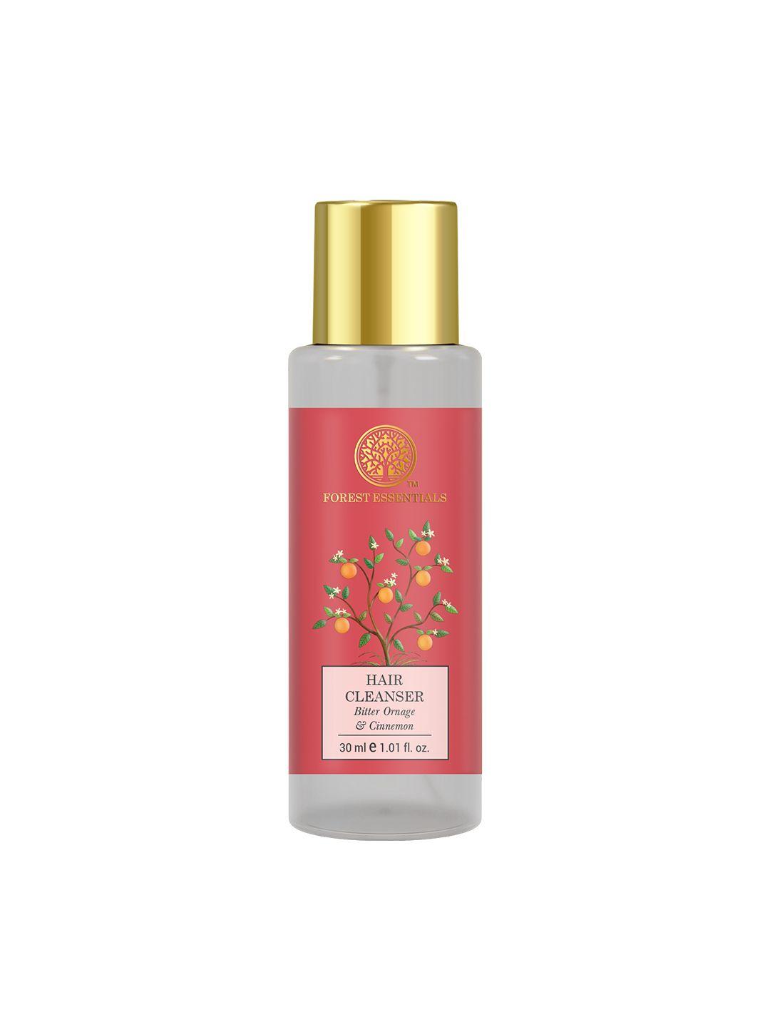 forest essentials bitter orange & cinnamon travel size hair cleanser - 30 ml