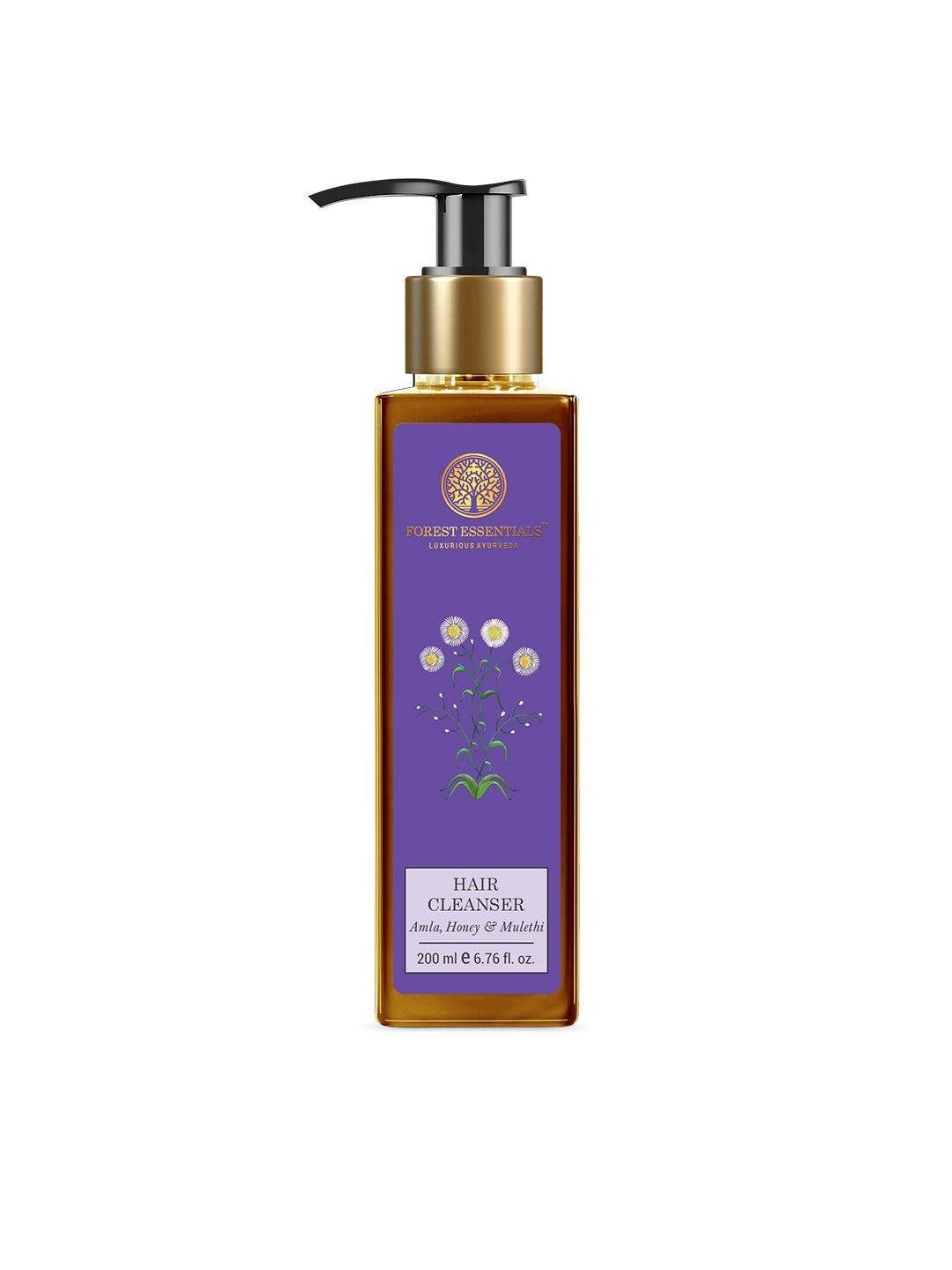 forest essentials hair cleanser amla honey & mulethi shampoo for dull & dry hair- 200ml