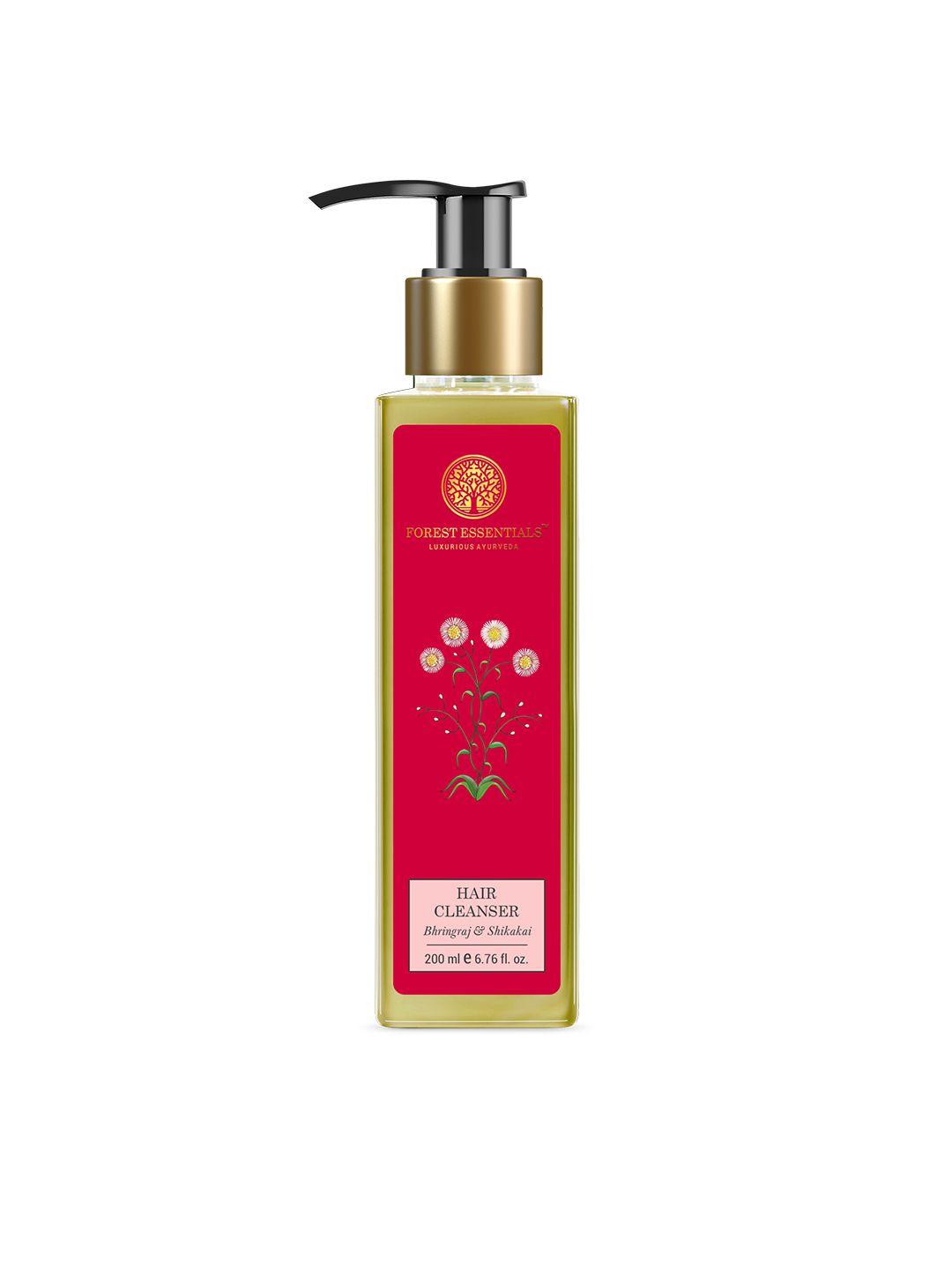 forest essentials hair cleanser bhringraj & shikakai shampoo for hair fall - 200ml