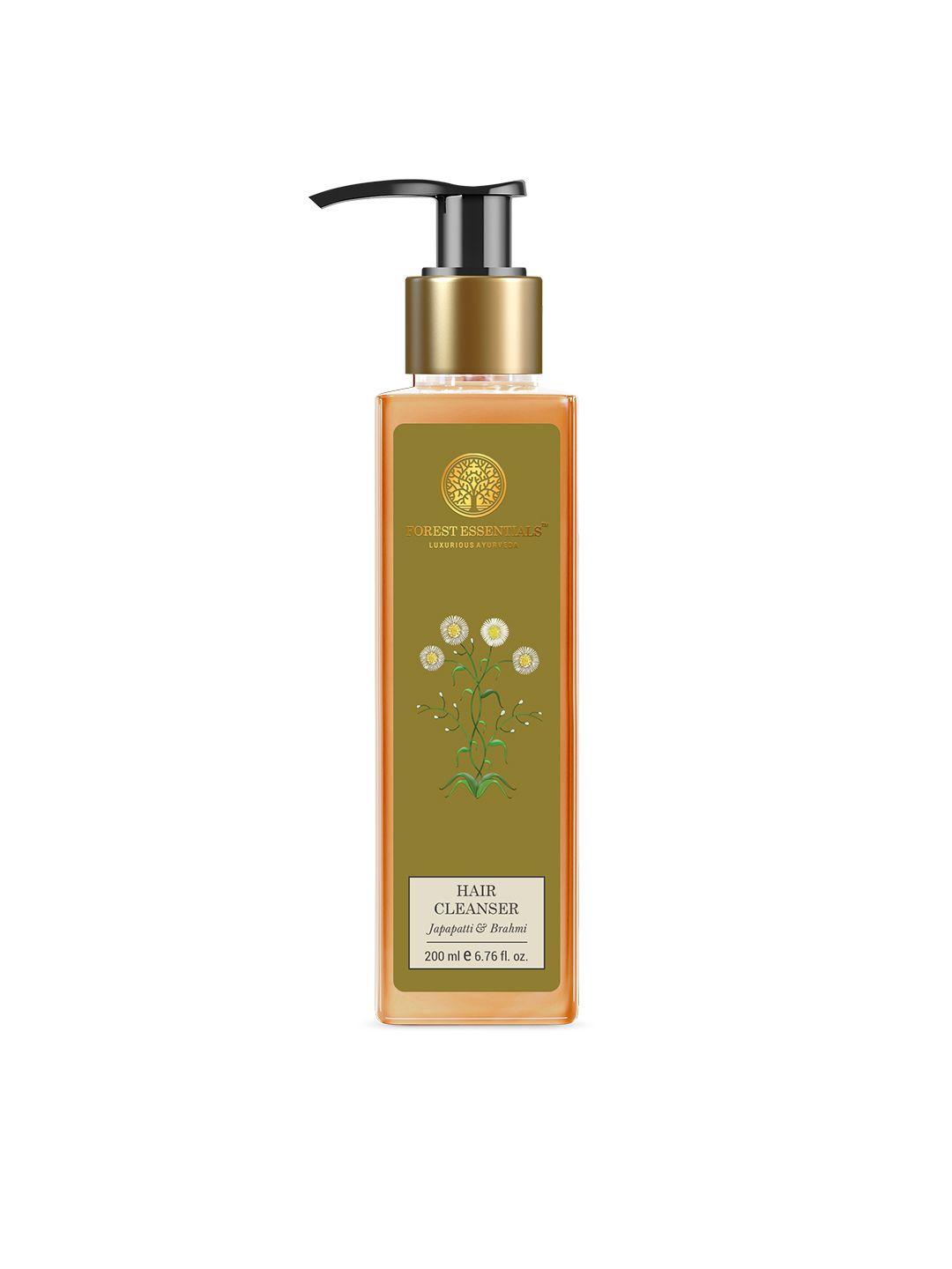 forest essentials hair cleanser japapatti & brahmi shampoo for dry & frizzy hair - 200ml