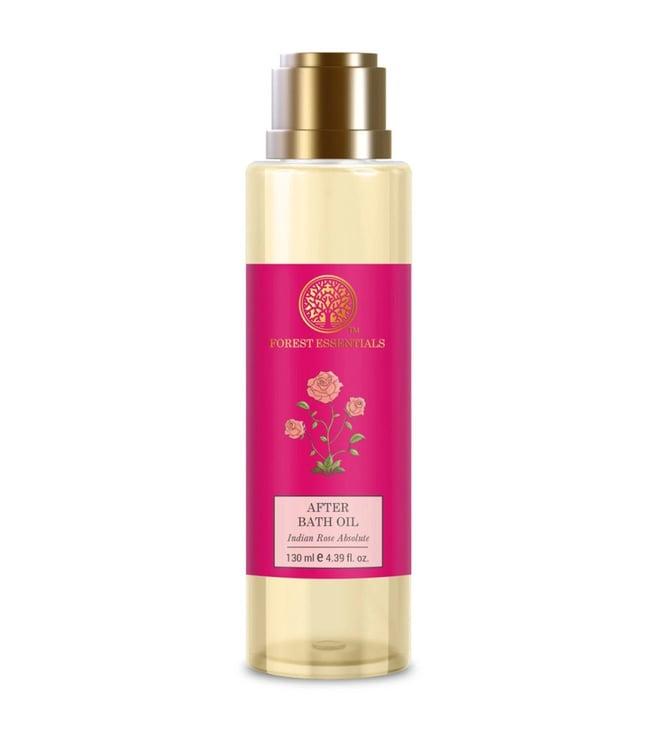 forest essentials indian rose absolute nourishing after bath body oil - 130 ml