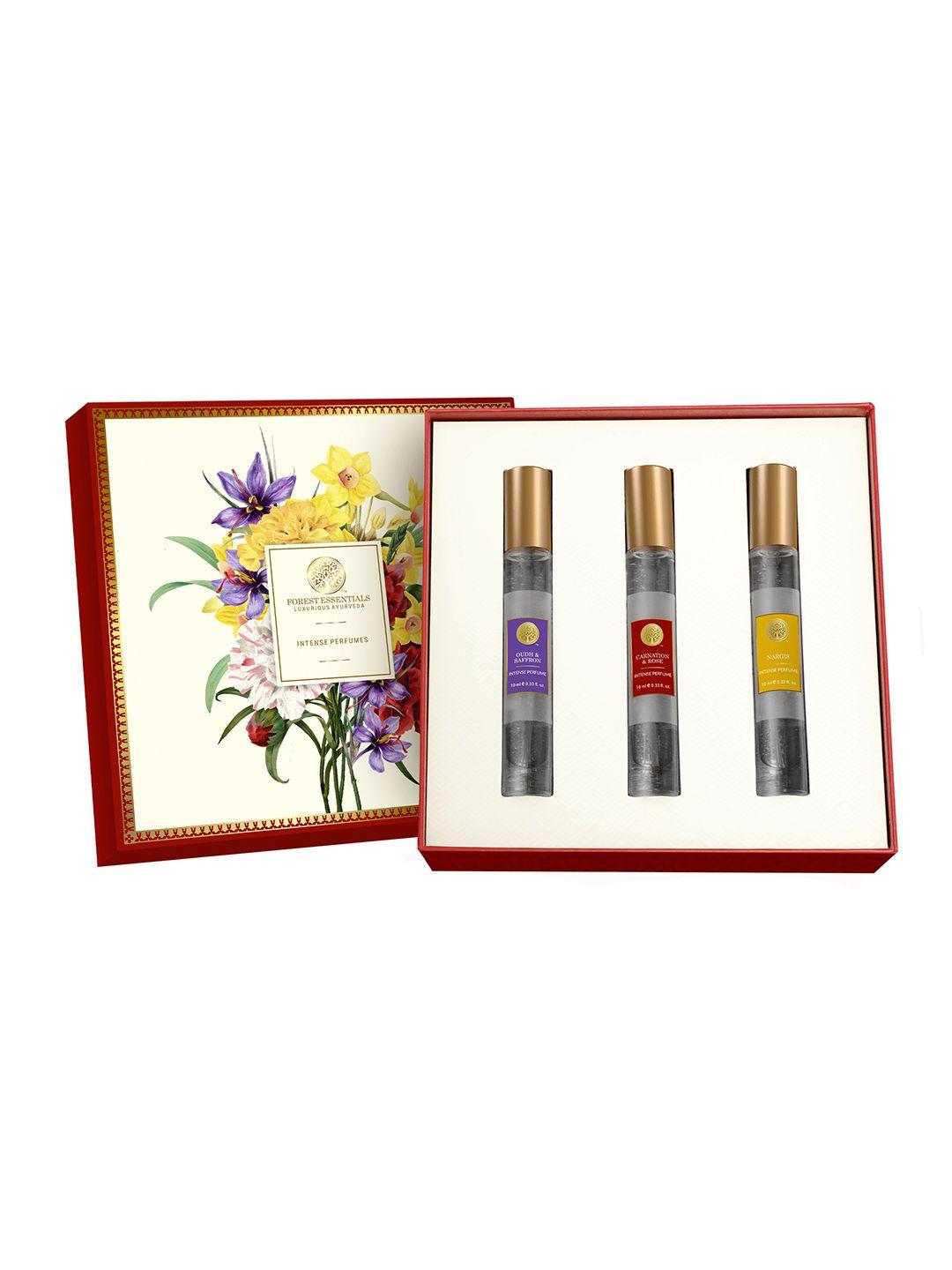 forest essentials intense perfume selection gift box - 10 ml each