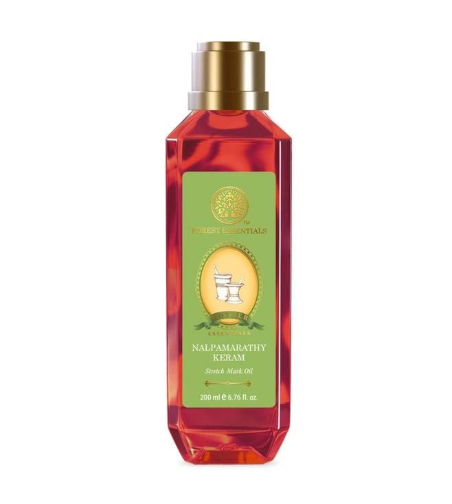 forest essentials mother's stretch mark nalpamarathy keram ayurvedic oil for pregnancy - 200 ml