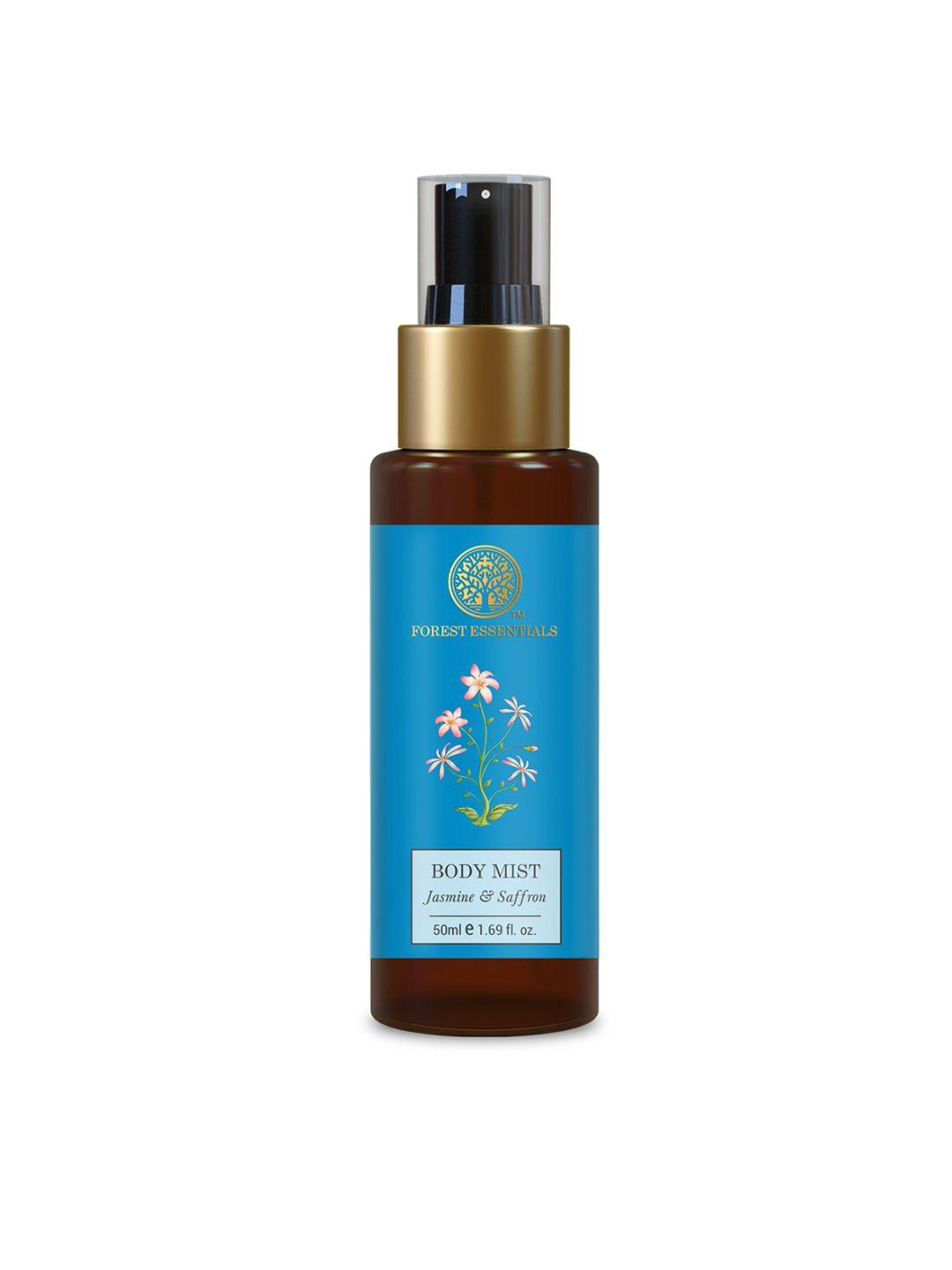 forest essentials travel size hydrating body mist spray with jasmine & saffron - 50ml