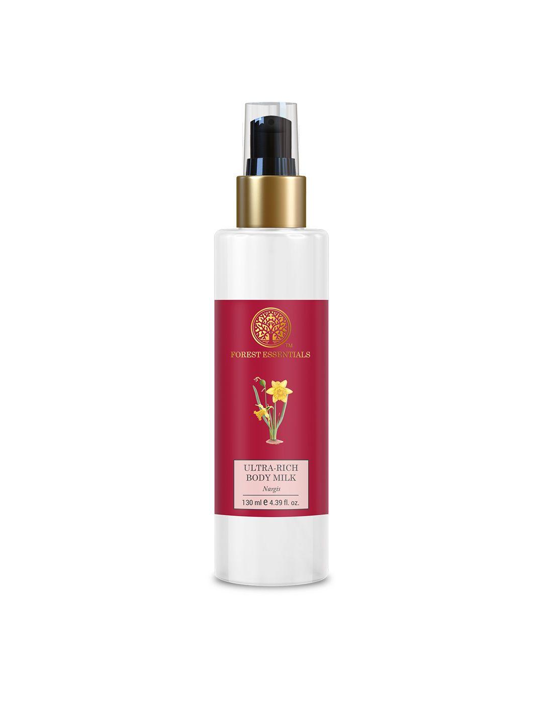 forest essentials ultra-rich body milk nargis natural body lotion - 130ml