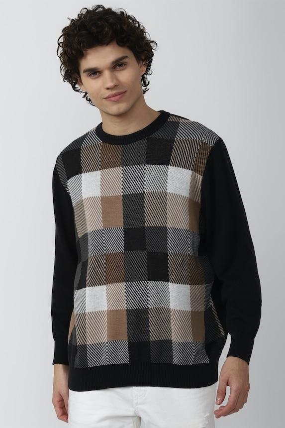 forever 21 check sweater tops