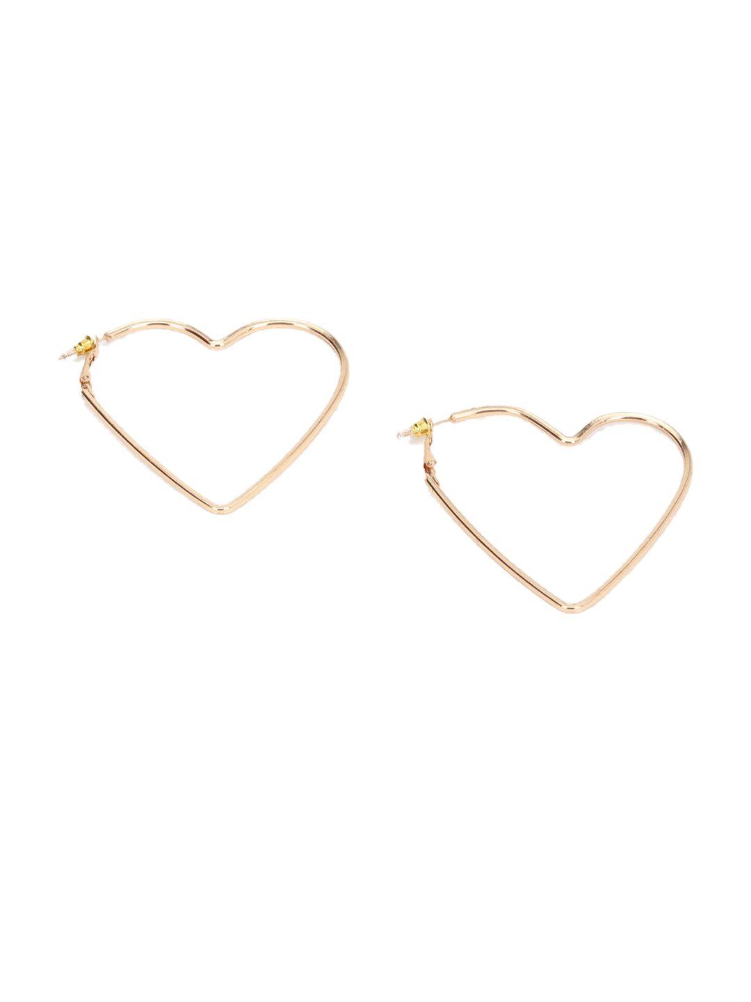 forever 21 gold-toned contemporary drop earrings