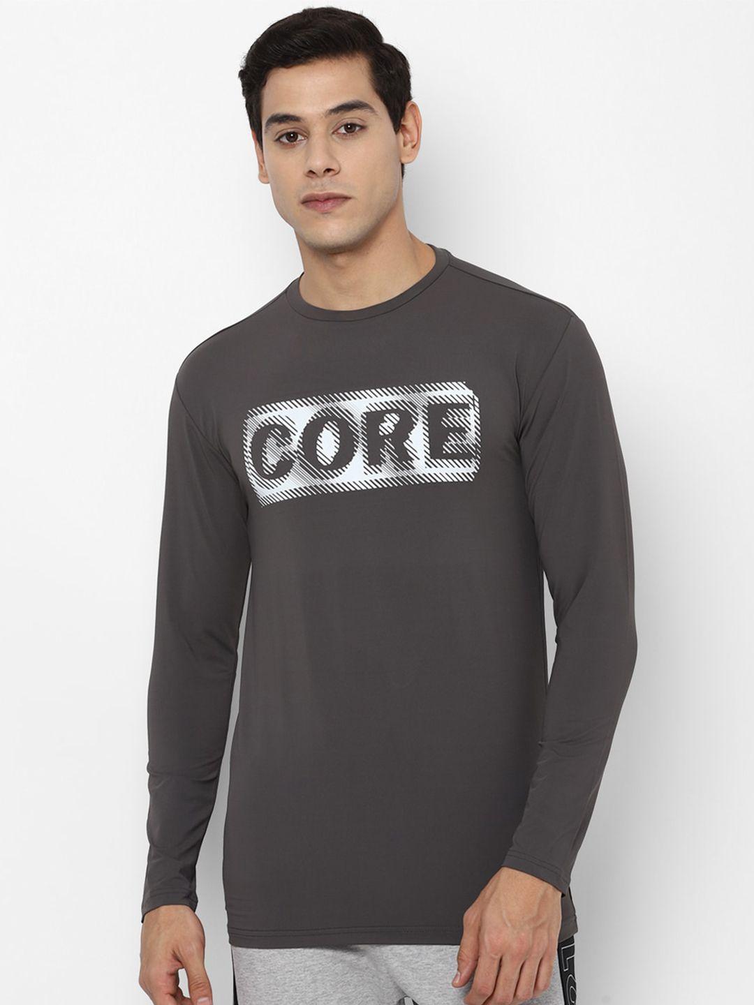 forever 21 men grey typography printed t-shirt