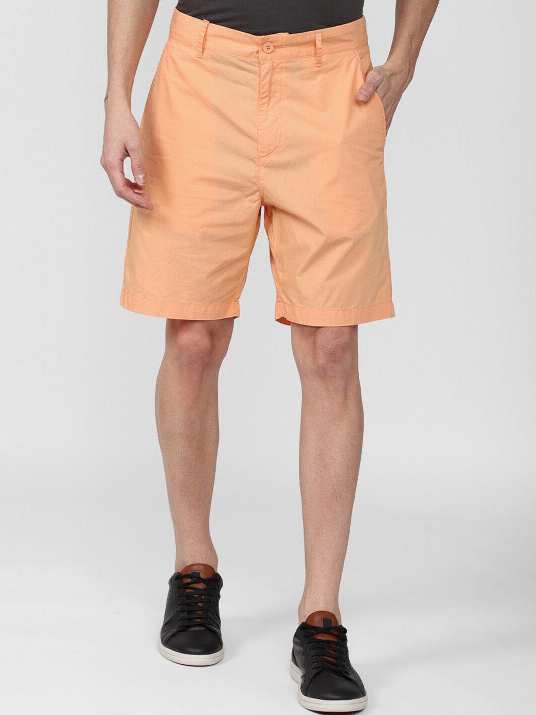 forever 21 men orange shorts