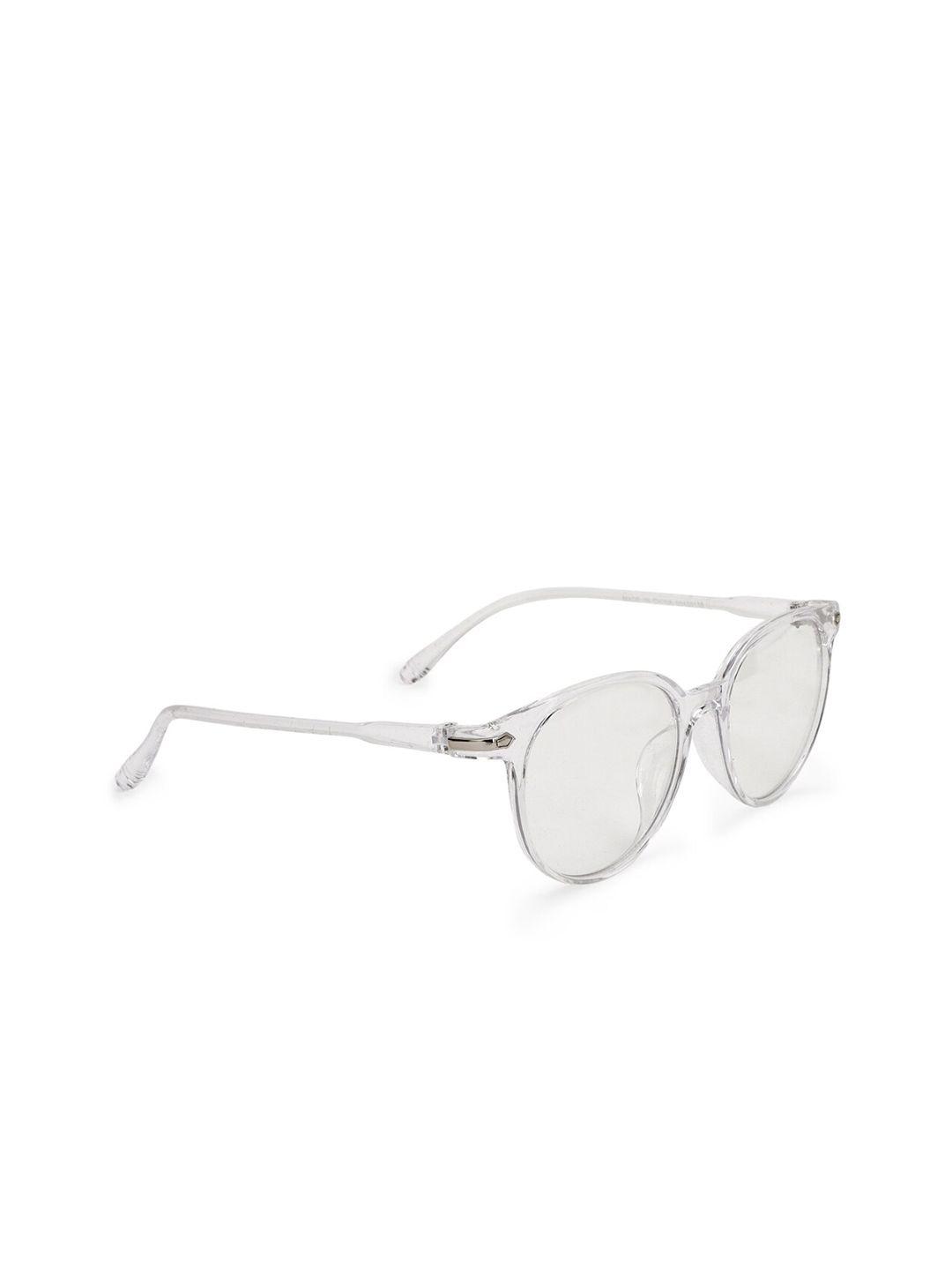 forever 21 women mirrored lens & white aviator sunglasses