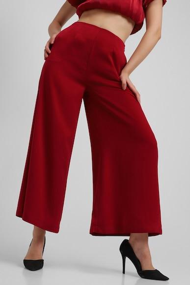 forever 21 women red pant