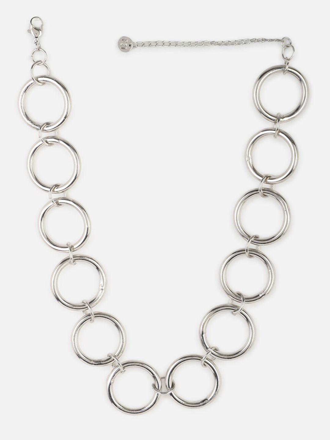 forever 21 women silver necklace and chains