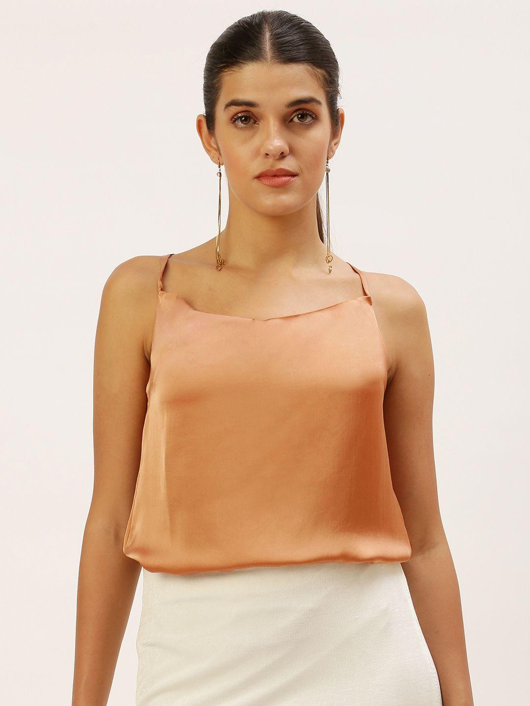 forever 21 women tan solid top