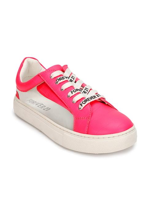 forever 21 women's pink casual sneakers