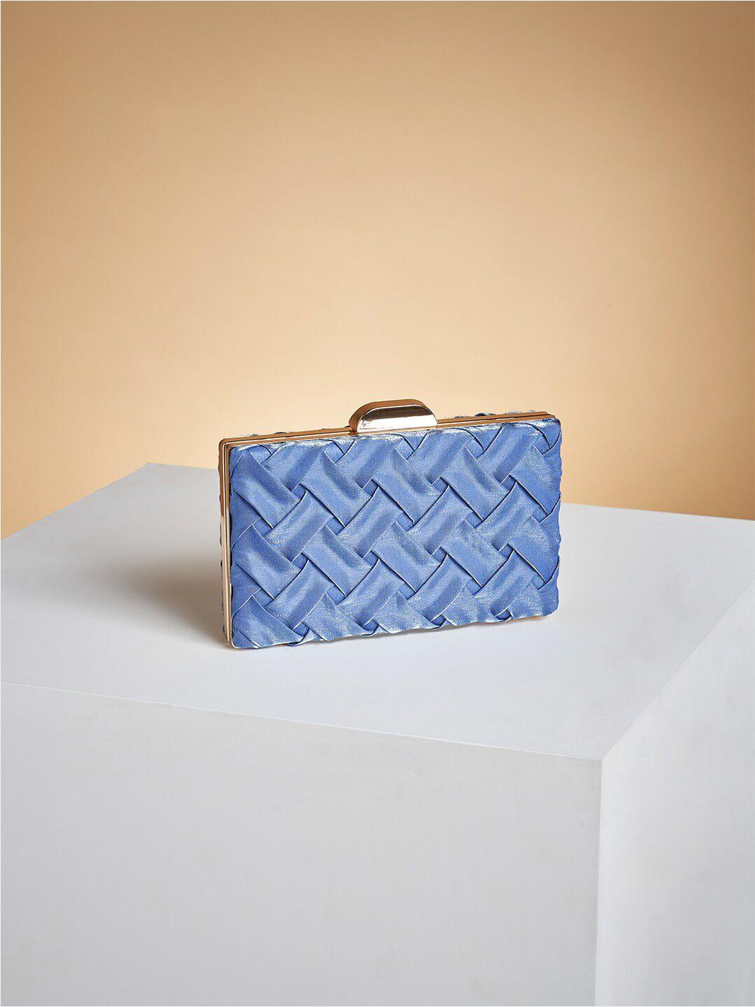 forever glam by pantaloons textured box clutch