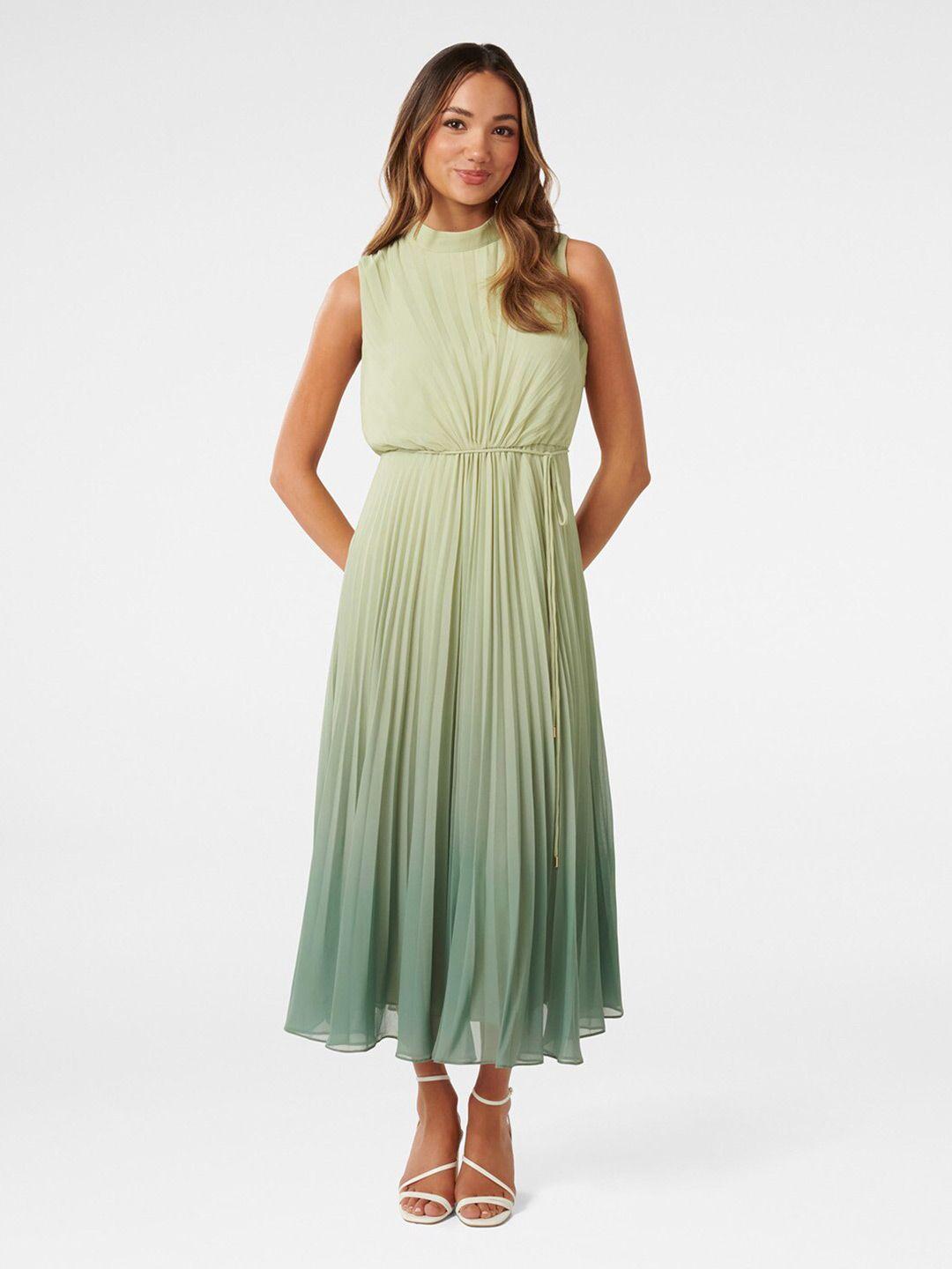 forever new accordion pleated maxi dress