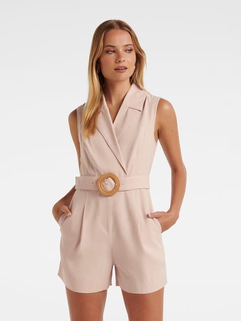 forever new dusty pink playsuit