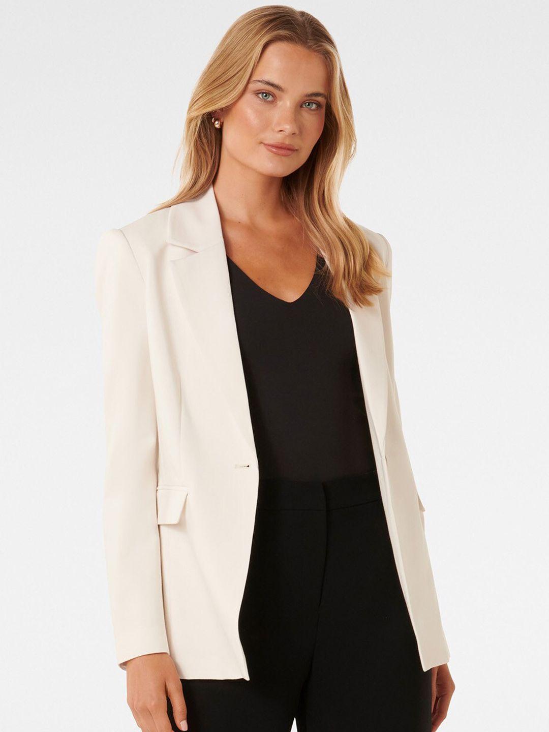 forever new tailored fit single breasted blazer