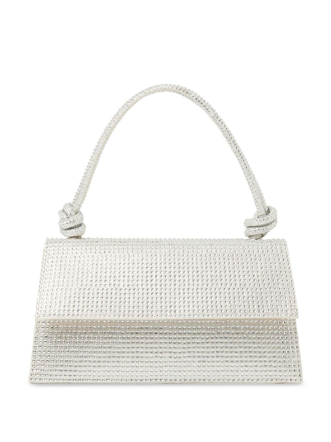 forever new textured small handheld bag