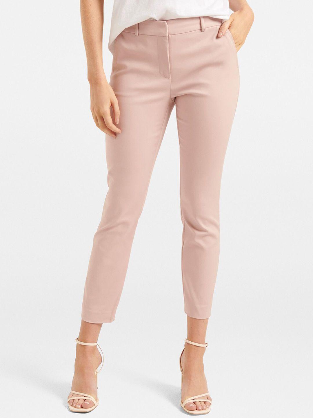 forever new women cropped slim fit trousers