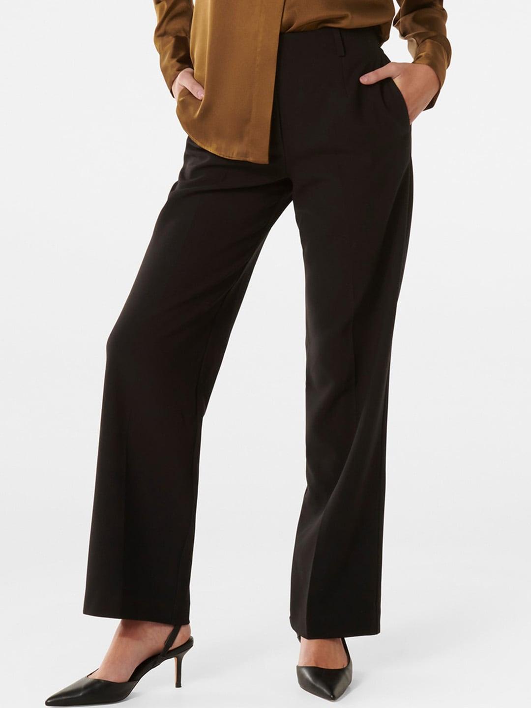 forever new women high-rise formal trousers